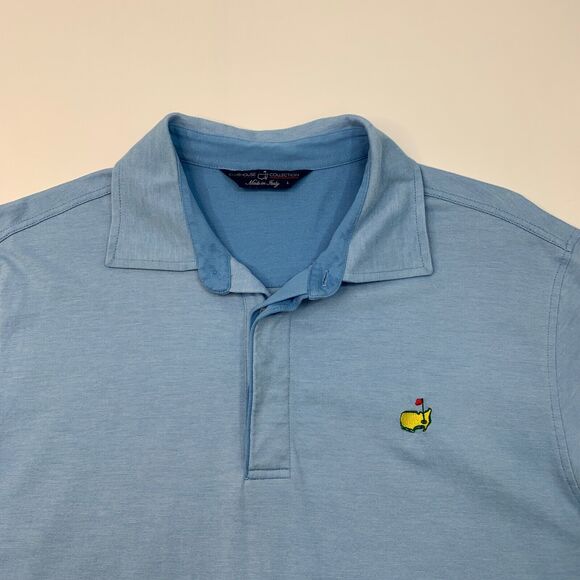Clubhouse Collection Polo Shirt Mens L Large Masters Augusta Golf Made Italy - Picture 3 of 12